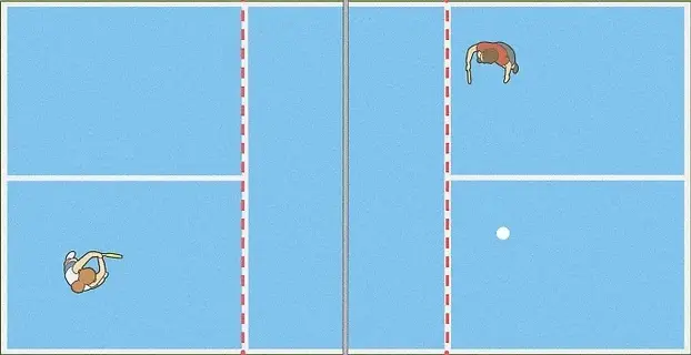 imagem da quadra de Pickleball mostrando a cozinha